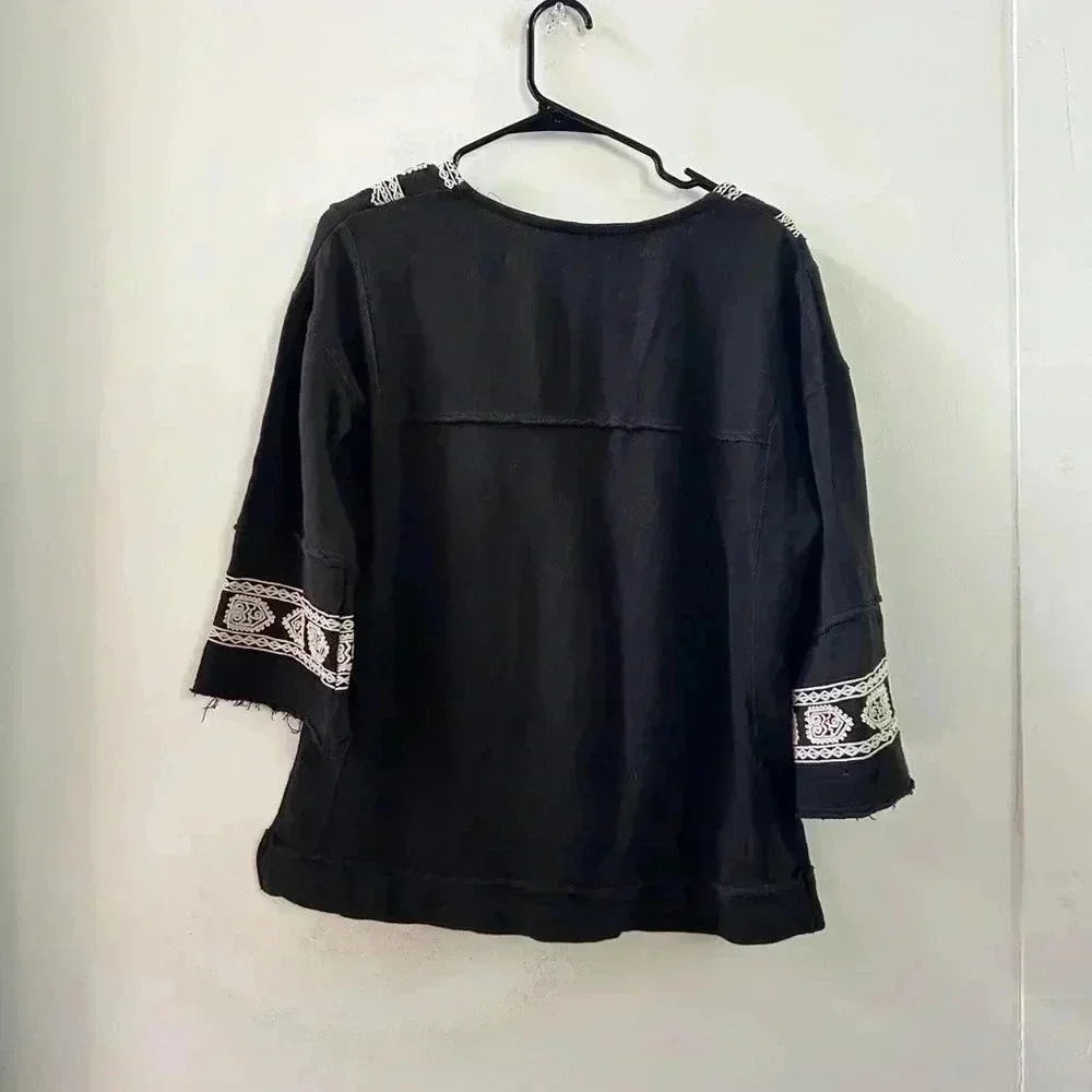 Free people embroidered blouse small‎
